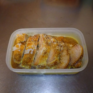 ジッパー袋で簡単鶏ハム（カレー味）